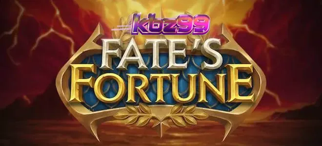 หน้าจอเกมสล็อต Fate’s Fortune ที่แสดงวงล้อและธีมเทพเจ้า